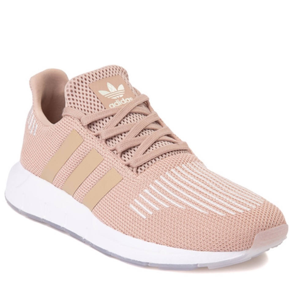 Womens Adidas Swift Run Athletic Shoe - Ash Pearl